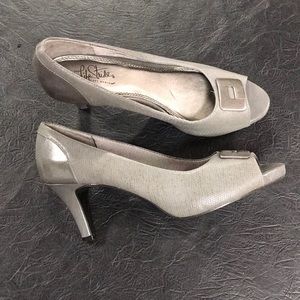 Grey Heels Size 10